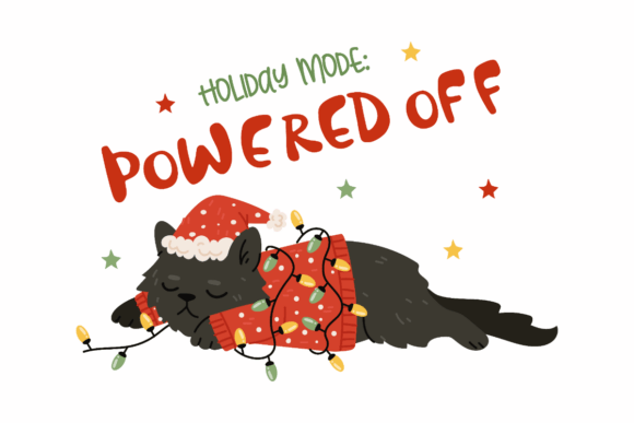 Holiday Mode Powered off, Christmas Cat Review