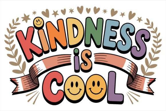 Kindness is Cool Graphics for Crafts and Sellers
