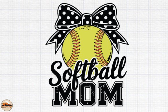 Softball Mom, Mother s Day Sublimation Graphics for Crafts