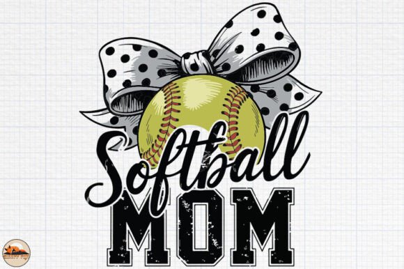 Softball Mom Sublimation PNG: A Graphic Design Asset for Crafts