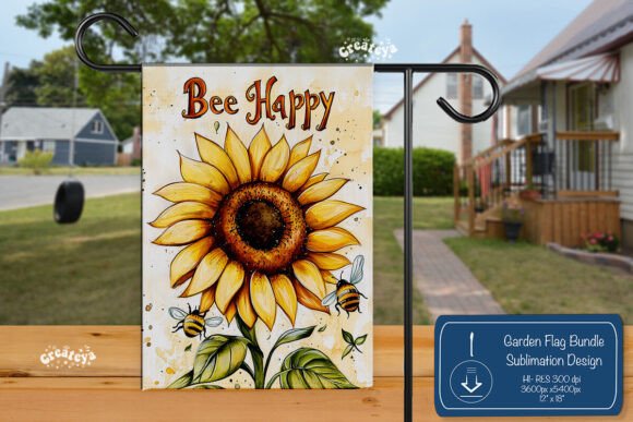 Sunflower Summer Spring Garden Flag Png Review