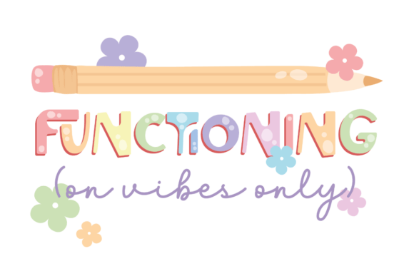Vibes Only Functioning Graphics for Crafts and Blogs